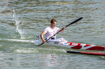Thorbjørn Rask kan nu kalde sig verdensmester for U23-roere. Foto: Ritzau Scanpix