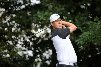 Oliver Hundebøll Jørgensen fra Silkeborg Ry Golfklub har store ambitioner med sin goldkarriere. - Målet at komme i top-100 eller top-50 i verden, så jeg kan komme op og spille alle de største turneringer, siger han. Foto: Jesper Vinzents/Ritzau Scanpix