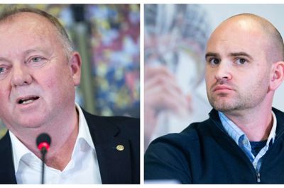 Kent Madsen (t.v.) og Papirfabrikken Invest A/S får udbetalt 2,7 millioner kroner i udbytte, mens der udbetales 10,8 millioner kroner til Trivela Group, der har Benjamin Boycott som frontfigur.