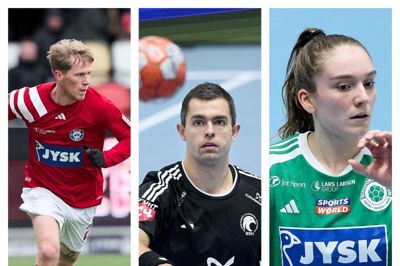 Tonni Adamsen, Rasmus Lauge og Maria Holm. Foto: Ole Nielsen