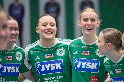 De helt store smil er fremme i Silkeborg-Voel efter pligtsejrene over Aarhus Håndbold og EH Aalborg.