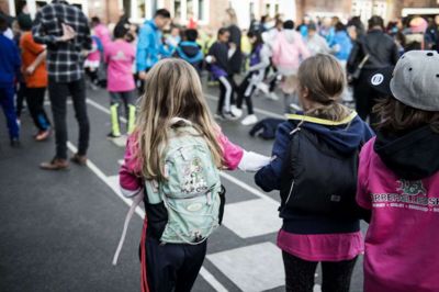 650.000 elever fra 1800 skoler deltager i Skolernes Motionsdag, der traditionen tro finder sted fredag inden efterårsferien. (Arkivfoto).