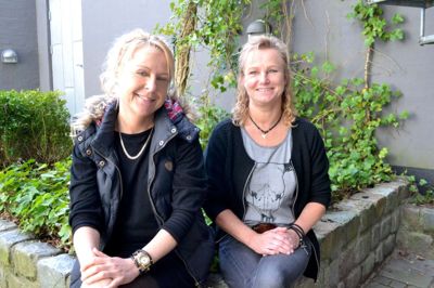 Helga Skøt (tv.) og Susanne Jakobsen har startet det lokale og private servicefirma, "Flexipleje"