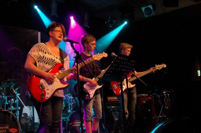 Her er en situation fra sidste års rockshow