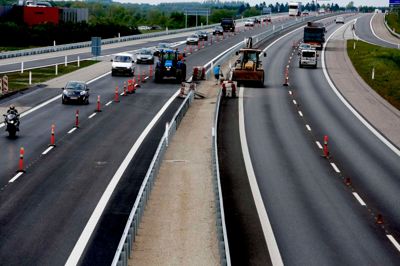 De sidste syv kilometer af motorvejen mellem Herning og Vejle bliver indviet i dag. ? Foto: Henrik Ole Jensen
