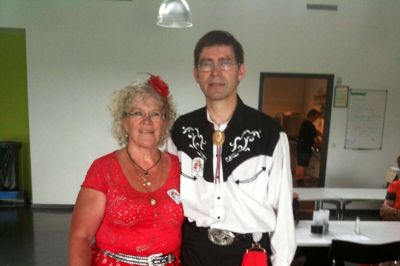 De karakteristiske dragter gør, at det altid er festligt at se på modern square dance