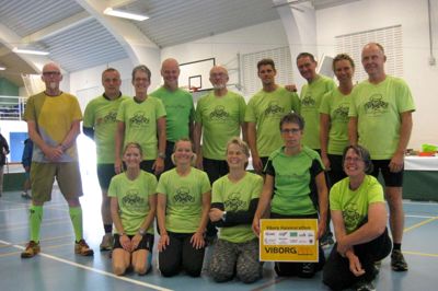 Det samlede hold af maraton-løbere