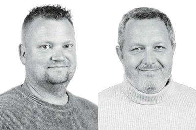 Bjarke Kristensen og Morten Colbert.