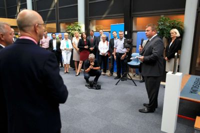 Stor ros fra Siemens-direktør Jan Kjærsgaard. Foto: Jens Anton Nordestgaard