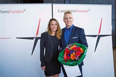 Pelle Emil Hebsgaard og kæresten Kim Valliant.? Foto: Carsten Lundager