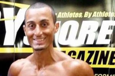 Ihsan Tanis (th.) fra Ikast blev nummer fem ved det netop overståede DM i bodybuilding og fitness - et stævne, der blev holdt i Herning Kongrescenter (Privatfoto)