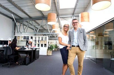 Simon og Betina Stampe bliver medejere af den amerikanske koncern Regent Holding Company. Foto: Tom Laursen