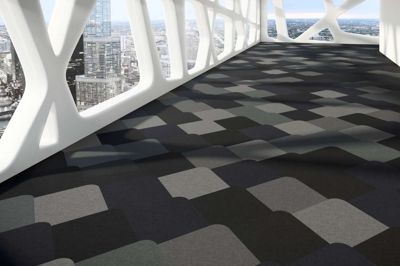Britiske Sebastian Wrongs prisbelønnede design for danske Fletco Carpet Tiles