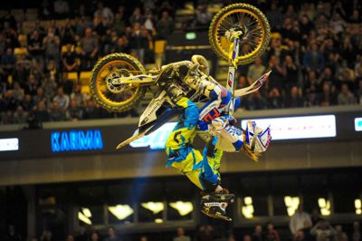 Til januar er der atter prestigefyldt og actionpræget motocross- & freestyleshow i Boxen. Foto: ASP Event