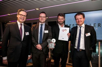 Den tyske ambassadør i Danmark, Claus Robert Krumrei; Jens-Peter Saul, bestyrelsesformand for Dansk-Tysk Handelskammer og koncernchef i Rambøll; Lars Erik Pedersen, Country Director for Tyskland, Østrig, Schweiz og Sverige hos Bestseller og Claus Robert Krumrei, den tyske ambassadør i Danmark.