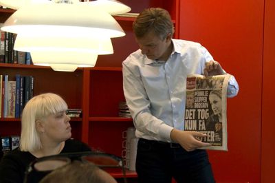 Dokumentarfilmen, der går bag om Ekstra Bladet vises i Ikast Bio onsdag den 18. februar. Her kan man også møde filmens instruktør Mikala Krogh? foto pr