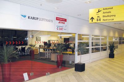 DAT har med overtagelsen af flyruten fra Karup til København også valgt at åbne et bemandet kontor i lufthavnen ?foto pr