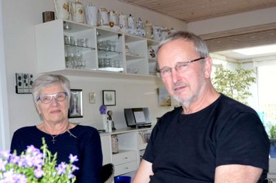 Kjeld Sigurd og Ingrid Salquist Nielsen runder begge - her i foråret 70 år - og har på trods af forskellige fødselsdage valgt at holde en fælles fødselsdag med indbudte gæster.