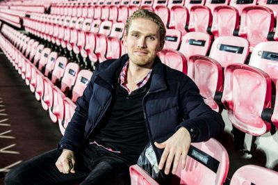 Rasmus Ankersen og FC Midtjylland vandt mandag after sit andet danske mesterskab. foto: tom laursen