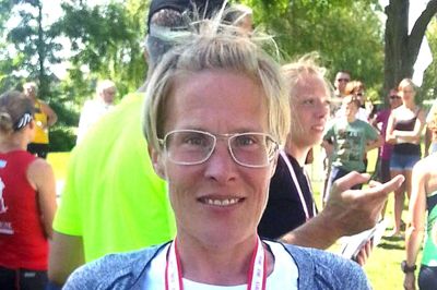 Linda Kempel sejrede i 24 timers-løbet. ?Privatfoto