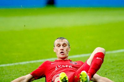Martin Pusic var utilfres med ikke at komme på banen mod Southampton og overfusede træner Jess Thorup på et møde lørdag. Foto: Henrik Ole Jensen