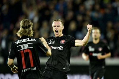 Martin Pusic blev helten mod Hobro. Polfoto