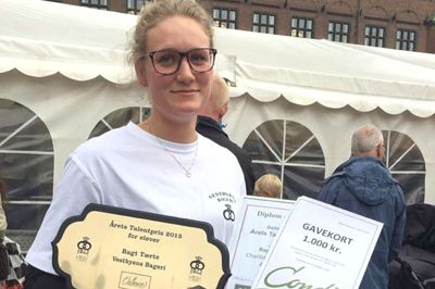 Charlotte Arnecke - danmarks pt. bedste bagerelev. ?Privat-foto