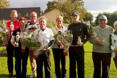 De nykårede klubmestre i Ikast Golf Klub ?foto privat