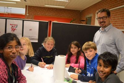 Sådan forestillet børnene på 3. årgang på Nordre Skole, at slik-legepladsen skal se ud.