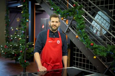 Michael Elbæk klar i julekøkkenet