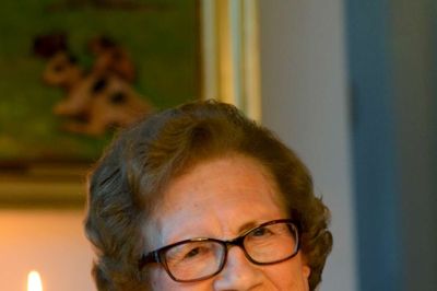 Mary Rasmussen - fotograferet ved krondiamantbrylluppet for nogle år siden. ?Foto: Laila Kempel