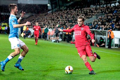 Europa League-kampen mellem FC Midtjylland ogNapoli på MCH Arena Foto: Maria Kristiansen