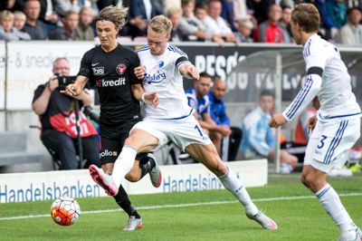 Topbraget mellem FCM og FCK i aften skal nok blive til noget på trods af stormen, forsikrer klubben Foto: Tom Laursen