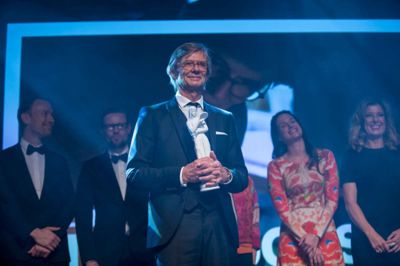 Fra sidste års prisuddeling, hvor Bille August vandt for Bedste danske film (Stille hjerte).