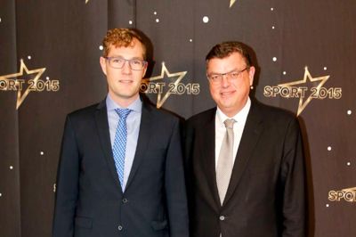 Mogens Jensen med kæresten Claus Hasselmann . Foto: Tom Laursen