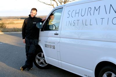 Martin Schurmann har taget det store spring og etableret sin egen virksomhed - Schurmann Installation, der indtil videre hører hjemme i privatboligen i østbyen i Ikast ?foto laila kempel