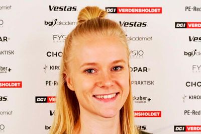 Lærke Tolstrup - glad gymnastikpige fra Ikast - er nu på verdensholdet.