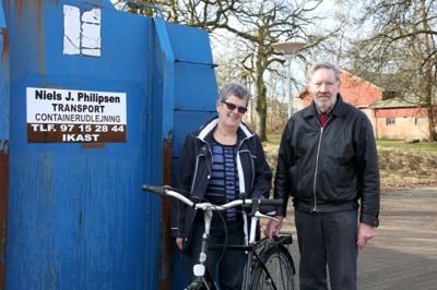 Gerda Abildgaard og Niels Clausen har fundet på ideen med et cykelprojekt for flygtninge. ?Foto: Jens Anton Nordestgaard