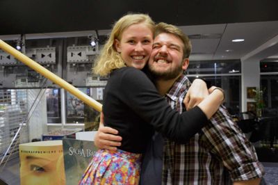De to lokale finalister i Unge Sangere er Daniel Tobijanski fra Pårup og Matilde Zeuner fra Herning. ? foto: Steen Hebsgaard
