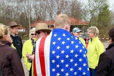 Hampen bliver atter klædt på til Amerikanerdage. ?Foto: Flemming Hansen