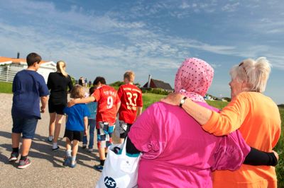 Røde Kors' foto til kampagnen »Venner viser Vej« ?Foto: : Ard Jongsma