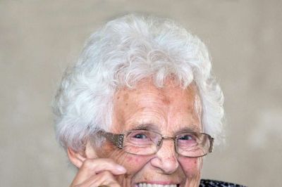 Kirstine Vestergaard blev 90 år. Privatfoto