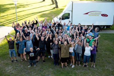 De frivillige glæder sig til to dages festival. ?Foto: Mikkel Mikkelsen