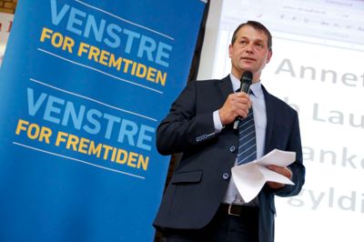 Borgmester Ib Lauritsen (V) blev flere gange positivt overrasket i forbindelse med gårdagens europaparlamentsvalg. Foto: Henrik Ole Jensen