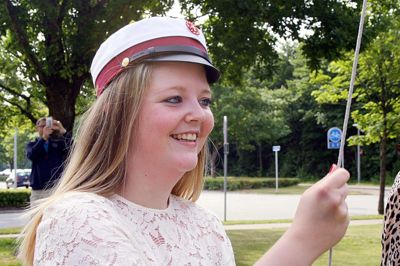 Sarah Streit Jessen har godt fat i linen til Dannebrog.