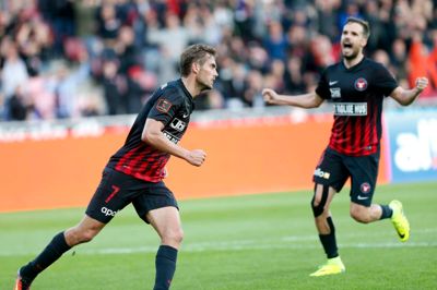 FCM fik 3-3 hjemme mod Brøndby med 2 straffespark inden for de sidste minutter af kampen udlignede de en ellers sikker Brøndby føring.
Foto: Flemming Hansen