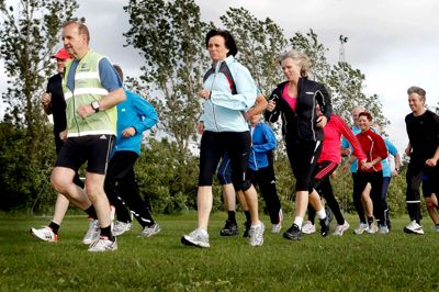 Bording Løbeklub i aktion ?Foto: Henrik Ole Jensen