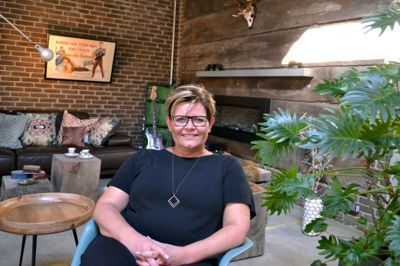 Anette Wendt tror ikke det gør ondt at runde det skarpe hjørne og har derfor valgt at være happy ?foto laila kempel