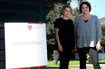 Liza Overgård (t.v.) og Jette Torup er ansat til Projekt Brus, som skal yde støtte til børn og unge, hvis forældre har misbrugsproblemer.