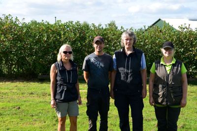 DM deltagerne fra Bording bliver fra venstre Eva Ulsø, Kurt Laursen, Lonni Svendsen og Eva Ulsø. ?Privatfoto